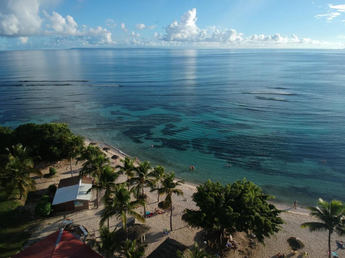 Guadeloupe- Saint-Francois- Residence Anse Des Rochers - Appartement Quart De Villa Etage - Vue Mer- 4 Personnes - Lit Bebe Sur Demande - Citerne Et Wifi Prives -Animaux Ok-Acces Plage Direct -Apnee Bien-Etre Experience Sur Demande Avec Instructeur A Exterior foto